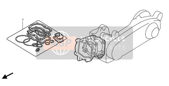 12251KGG912, Dichtung, Zylinderkopf, Honda, 1